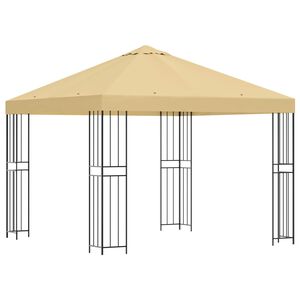 vidaXL Alt&aacute;nok 3 x 3 m Kr&eacute;mov&aacute; Polyester a oceľ 190 gsm
