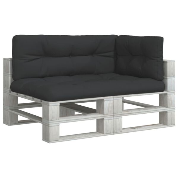 vidaXL Podložky na paletov&yacute; n&aacute;bytok 3 ks, čierne, l&aacute;tka