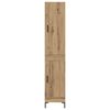 vidaXL Highboard Remeseln&yacute; dub 69,5 x 34 x 180 cm Kompozitn&eacute; drevo