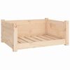 vidaXL Pelech pre psa 65,5x50,5x28 cm mas&iacute;vne borovicov&eacute; drevo