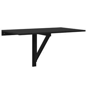 vidaXL Skladac&iacute; n&aacute;stenn&yacute; st&ocirc;l čierny 100x60x56 cm spracovan&eacute; drevo