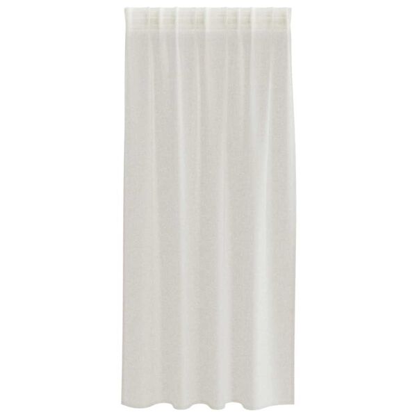 vidaXL Voile záclona so záclonami 2 pcs Krémová 175 x 140 cm Polyester
