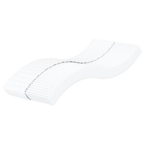 vidaXL Penov&yacute; matrac biely 90x210 cm tvrdosť H2 H3