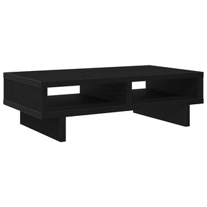 vidaXL Stojan na monitor, čierny dub, 50x27x15 cm, umel&eacute; drevo