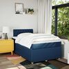 vidaXL Boxspring posteľ s matracom modrá 120x190 cm látka