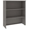 vidaXL Nadstavec na komodu HAMAR, svetlosiv&yacute; 85x35x100 cm, borovica