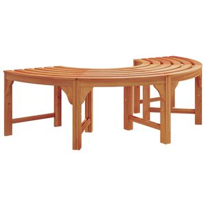 vidaXL Stromov&aacute; lavička 4 -Seater 160 x 80 x 45cm Pr&iacute;rodn&aacute;