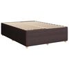 vidaXL Boxspring posteľ s matracom tmavohned&aacute; 140x190 cm l&aacute;tka