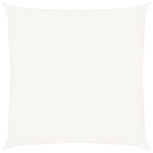 vidaXL Tieniaca plachta biela 3,6x3,6 m HDPE &scaron;tvorcov&aacute;