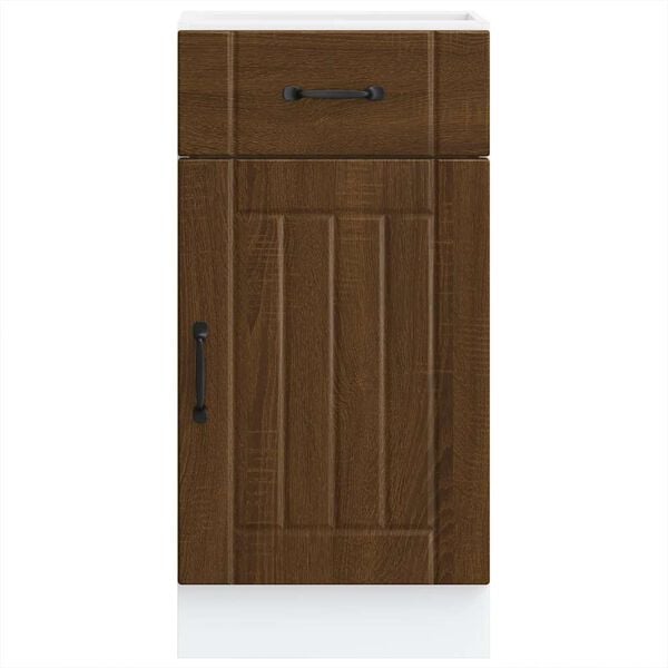 vidaXL Kuchynsk&aacute; spodn&aacute; skrinka Lucca, hned&yacute; dub, kompozitn&eacute; drevo