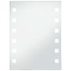 vidaXL K&uacute;peľňov&eacute; n&aacute;stenn&eacute; zrkadlo s LED osvetlen&iacute;m 60x80 cm
