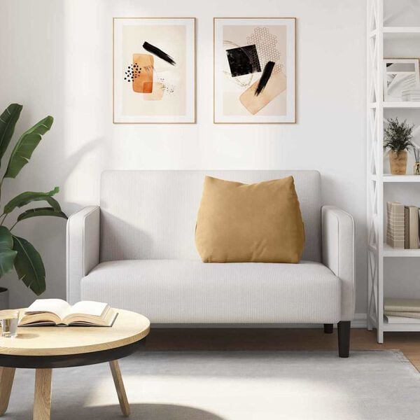 vidaXL Podu&scaron;ka na chrb&aacute;t Hned&aacute; 60 x 20 x 50 cm Kord&uacute;rov&aacute; tkanina