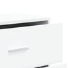 vidaXL Komoda, biela 60x31x84 cm, kompozitné drevo