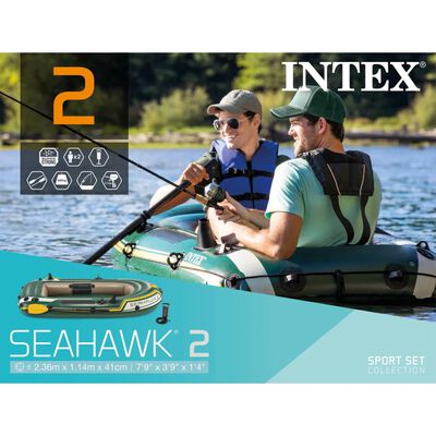 Intex Seahawk 2 Nafukovací čln s veslami a pumpou 68347NP