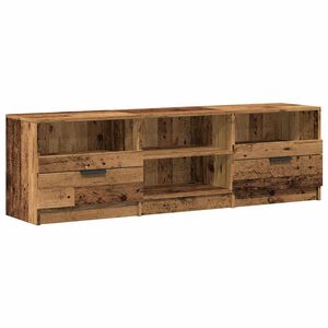 vidaXL TV skrinka Old Wood 150x33,5x45 cm Engineered Wood