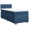 vidaXL Boxspring posteľ s matracom modr&aacute; 100x200 cm l&aacute;tka