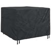 vidaXL Obal na n&aacute;bytok Čierna 125 x 125 x 74 cm 420D Oxford tkanina