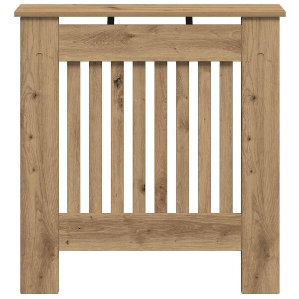 vidaXL Kryt radi&aacute;tora Remeseln&yacute; dub 78 x 19 x 81,5 cm Kompozitn&eacute; drevo