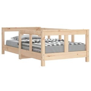 vidaXL R&aacute;m detskej postele 70x140 cm mas&iacute;vna borovica