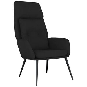 vidaXL Relaxačn&eacute; kreslo čierne umel&aacute; semi&scaron;ov&aacute; koža