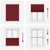 vidaXL plisovan&aacute; roleta Bordeaux červen&aacute; 105x100 cm &Scaron;&iacute;rka l&aacute;tky