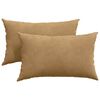 vidaXL Vank&uacute;&scaron;e na pohovku 2 pcs Hned&aacute; 50 x 30 cm Kord&uacute;rov&aacute; tkanina