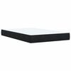 vidaXL Posteľn&yacute; r&aacute;m boxspring s matracom čierny 120x200 cm zamat
