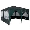 vidaXL P&aacute;rty stan Zelen&aacute; 400 x 400 x 266 cm Polyetyl&eacute;n