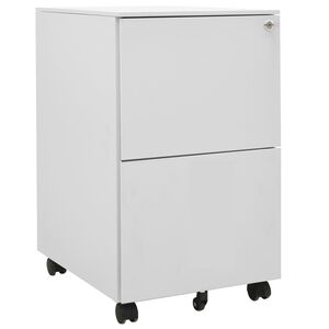 vidaXL Mobiln&aacute; kartot&eacute;ka bledosiv&aacute; 39x45x67 cm oceľ