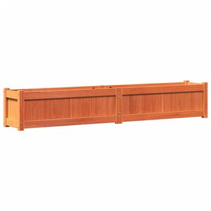vidaXL Z&aacute;hradn&yacute; kvetin&aacute;č voskov&yacute; hned&yacute; 180x31x31 cm mas&iacute;vna borovica
