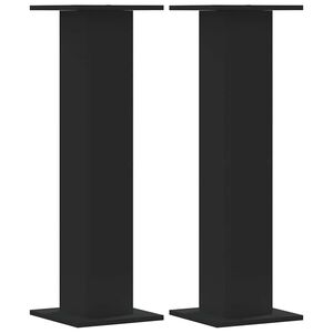 vidaXL Stojany na rastliny 2 ks čierne 30x30x95 cm kompozitn&eacute; drevo