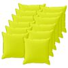 vidaXL Poťah na podložku 12 ks HOUTEN Žiariv&aacute; zelen&aacute; 40 x 40 cm