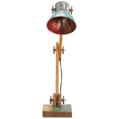 vidaXL Industriálna stropová lampa viacfarebná okrúhla 23x18x95 cm E27