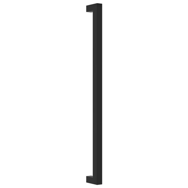 vidaXL Rukoväte na skrinku 5 ks čierne 320 mm nehrdzavejúca oceľ