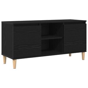 vidaXL TV skrinka Čierny dub 102 x 35 x 50 cm Kompozitn&eacute; drevo