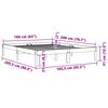 vidaXL Posteľ bez matraca voskovo hnedá 160x200 cm masívna borovica