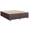 vidaXL Boxspring posteľ s matracom tmavohned&aacute; 180x200 cm l&aacute;tka