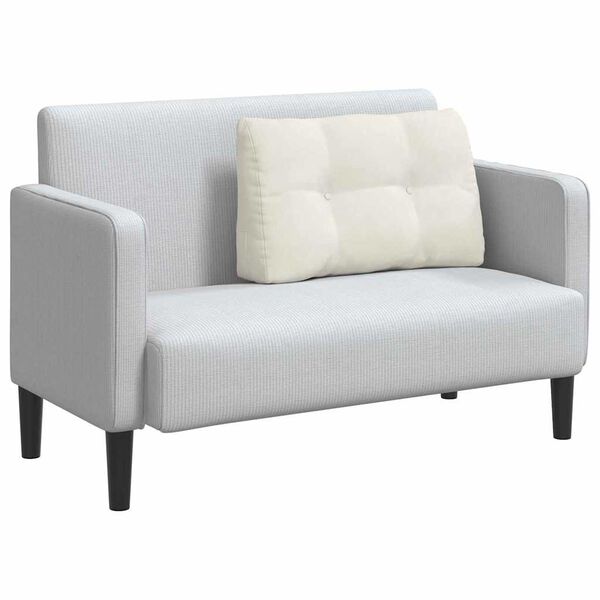 vidaXL Podu&scaron;ka na chrb&aacute;t Kr&eacute;mov&aacute; 80 x 24 x 50 cm Zamat