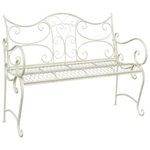 vidaXL Z&aacute;hradn&aacute; lavička 2-Počet miest 114 x 56,5 x 90 cm Oceľ