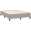 vidaXL Boxspring posteľ s matracom bledosiv&aacute; 140x200 cm l&aacute;tka