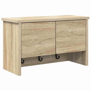 vidaXL Ve&scaron;iak na stenu N&aacute;stenn&aacute; mont&aacute;ž Sonoma dub 50 x 20 x 30 cm