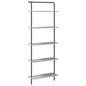 vidaXL Reg&aacute;l na knihy 5 &uacute;rovn&iacute; 60 x 24 x 168 cm Kompozitn&eacute; drevo