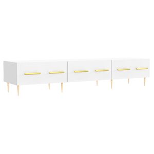vidaXL TV skrinka, biela 150x36x30 cm, kompozitn&eacute; drevo