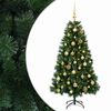 vidaXL Umel&yacute; vianočn&yacute; stromček s vianočn&yacute;mi guľami 120 cm 150 LED