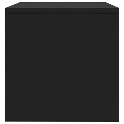 vidaXL Nočný stolík čierny 40x30x30 cm drevotrieska
