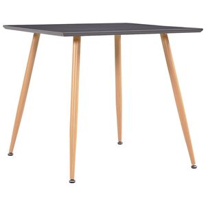 vidaXL Jed&aacute;lensk&yacute; st&ocirc;l, sivo dubov&yacute; 80,5x80,5x73 cm, MDF