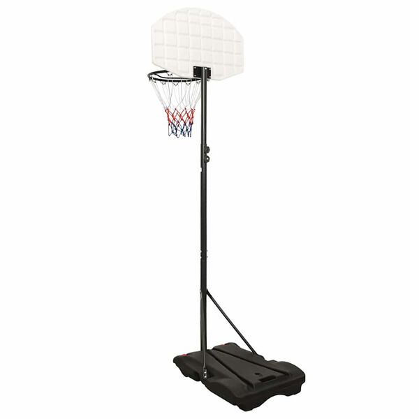 vidaXL Basketbalov&yacute; stojan biely 216-250 cm polyet&eacute;n