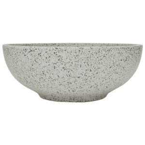 vidaXL Um&yacute;vadlo na dosku siv&eacute; okr&uacute;hle &Phi;41x14 cm keramick&eacute;