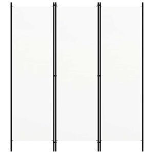 vidaXL 3-panelov&yacute; parav&aacute;n biely 150x180 cm