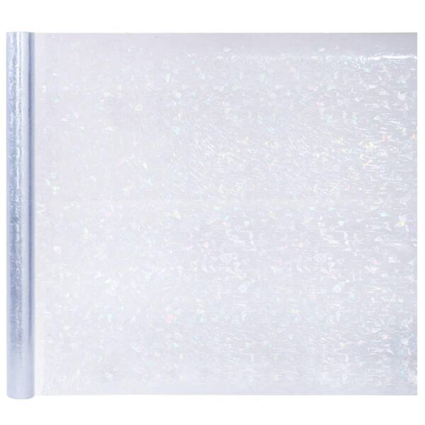 vidaXL Okenn&eacute; f&oacute;lie 3 ks, matn&eacute;, 3D d&uacute;hov&yacute; vzor, PVC